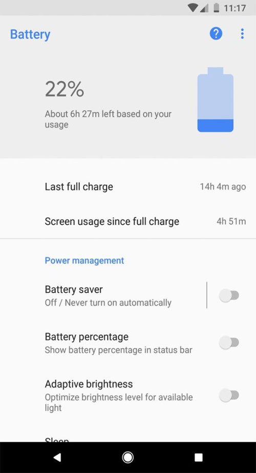 Battery Drain after Update Issue of Android Oreo 8.1