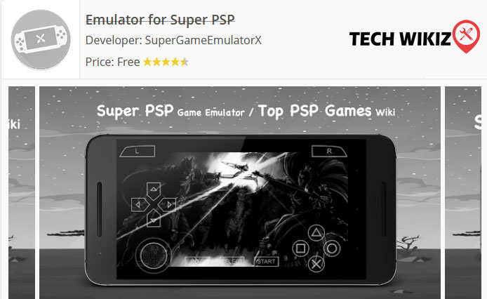 Emulator for Super PSP