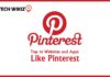 Websites and Apps like Pinterest